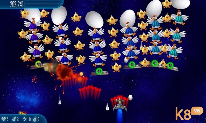 Game Chicken Invaders 5 có hình ảnh sinh động