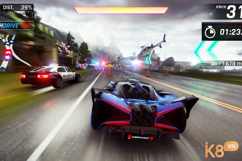 Game Asphalt 9 sở hữu nhiều đặc điểm nổi bật