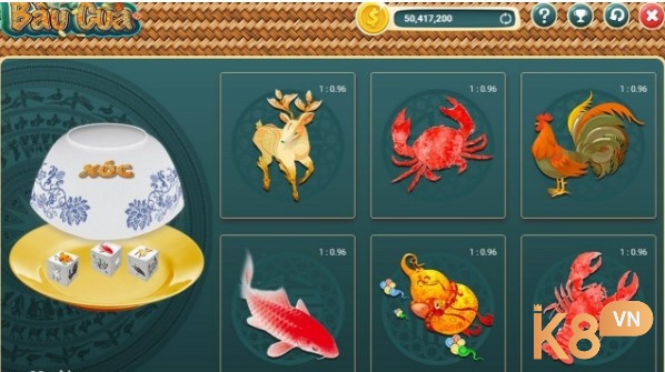 Luật chơi Game bầu cua tôm cá