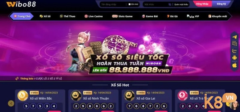 Giao diện thông tin về cổng game CF68 thiết kế chuyên nghiệp