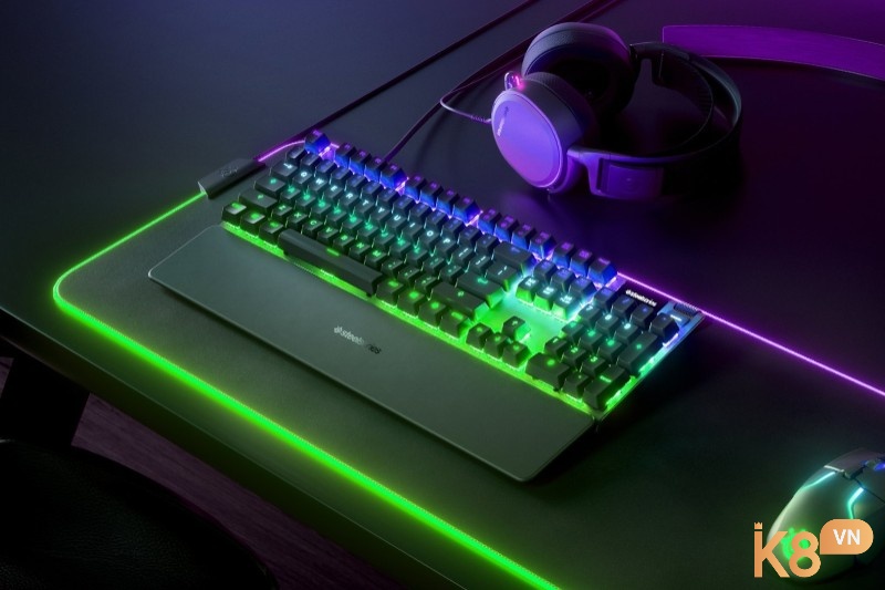 SteelSeries Apex Pro sử dụng switch từ tính có thể điều chỉnh lực nhấn tiện lợi