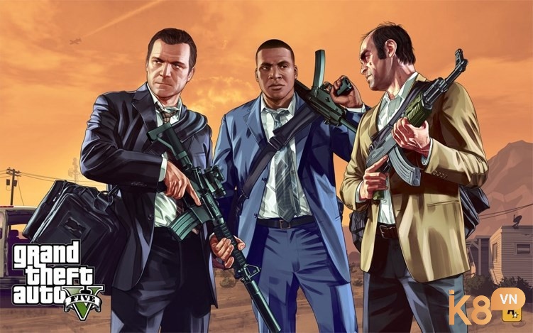 Trong GTA 5 người chơi sẽ điều khiển ba nhân vật chính là Franklin, Michael, và Trevor