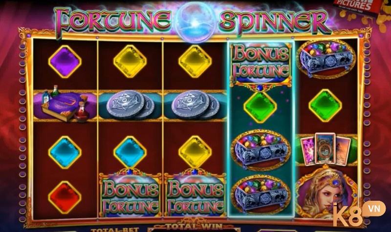 Fortune Spinner Slot lấy cảm hứng từ các hình thức bói toán cổ điển