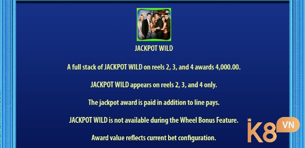 Jackpot Wild sẽ giúp bạn có cơ hội nhận được tới x4000