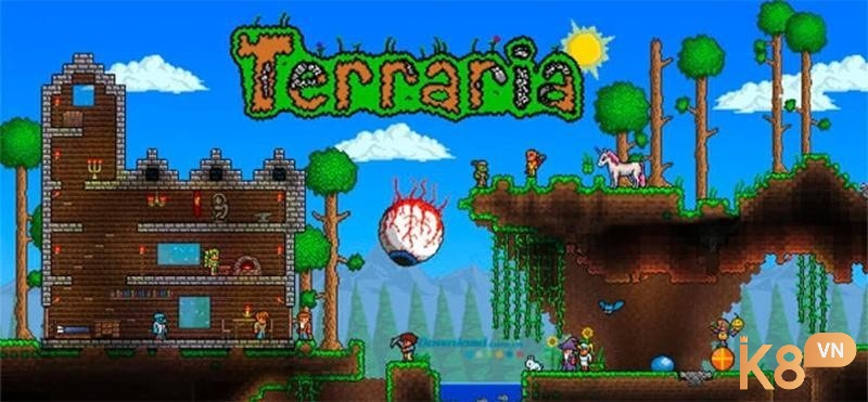 Phiêu lưu trong thế giới mở cùng Terraria