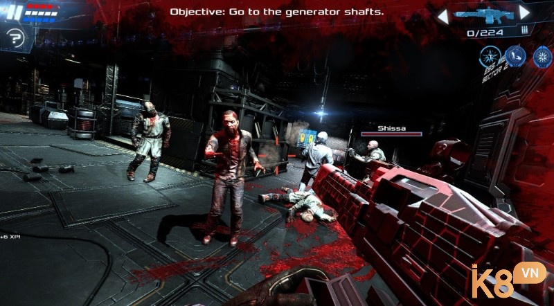 Game thủ sẽ phải đối mặt với những thây ma khát máu khi chơi Dead Effect 2