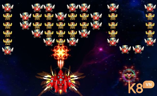 Space Chicken Shooter là một tựa game bắn gà độc đáo kết hợp lối chơi kinh điển