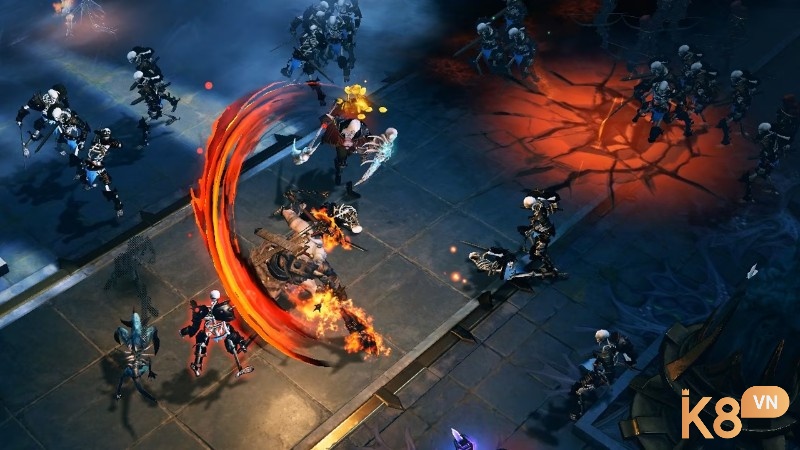 Bối cảnh u ám và các trận chiến hồi hộp làm nên sức hấp dẫn của Diablo Immortal