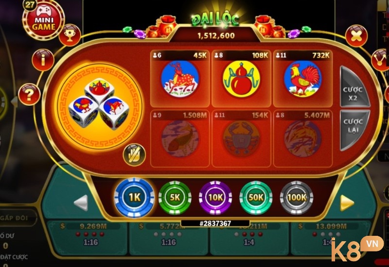 Hướng dẫn chi tiết các bước chơi game bầu cua