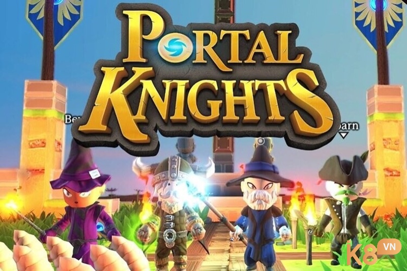 Portal Knights được thiết kế với đồ hoạ đầy màu sắc và sinh động 