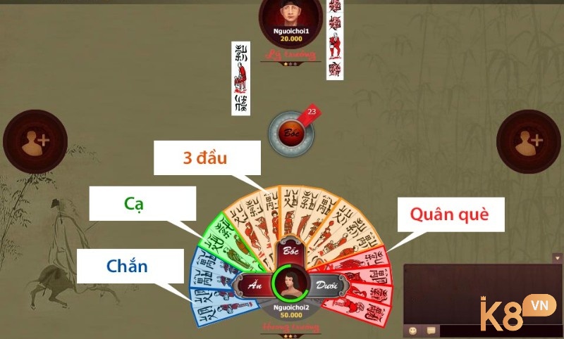 Các thuật ngữ có trong game bài chắn