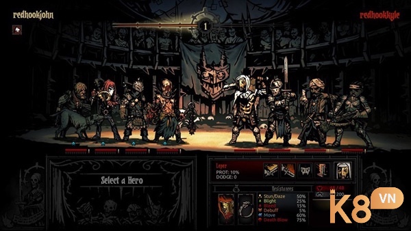 Darkest Dungeon với phong cách kinh dị đầy ấn tượng đậm chất Lovecraftian